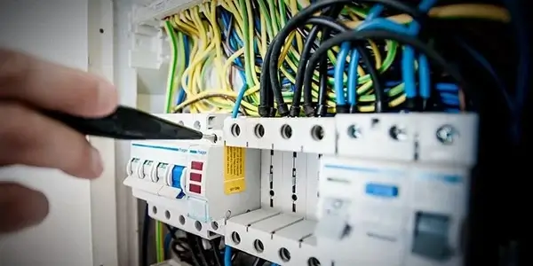 Électricien Angoulême - photo d'un tableau électrique